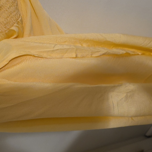 ASOS DESIGN rope detail v front beach maxi dress in golden yellow Size 8 - Picture 5 of 7